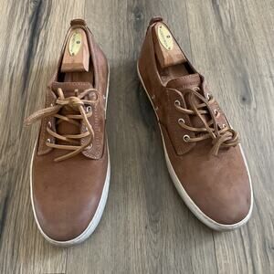 Frye Norfolk Deck Shoes Mens Size 11.5 Leather Lace Up Casual Sneaker Comfort